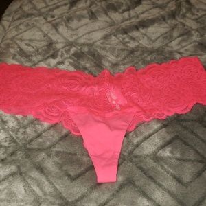 VICTORIA'S secret pink lace panty
